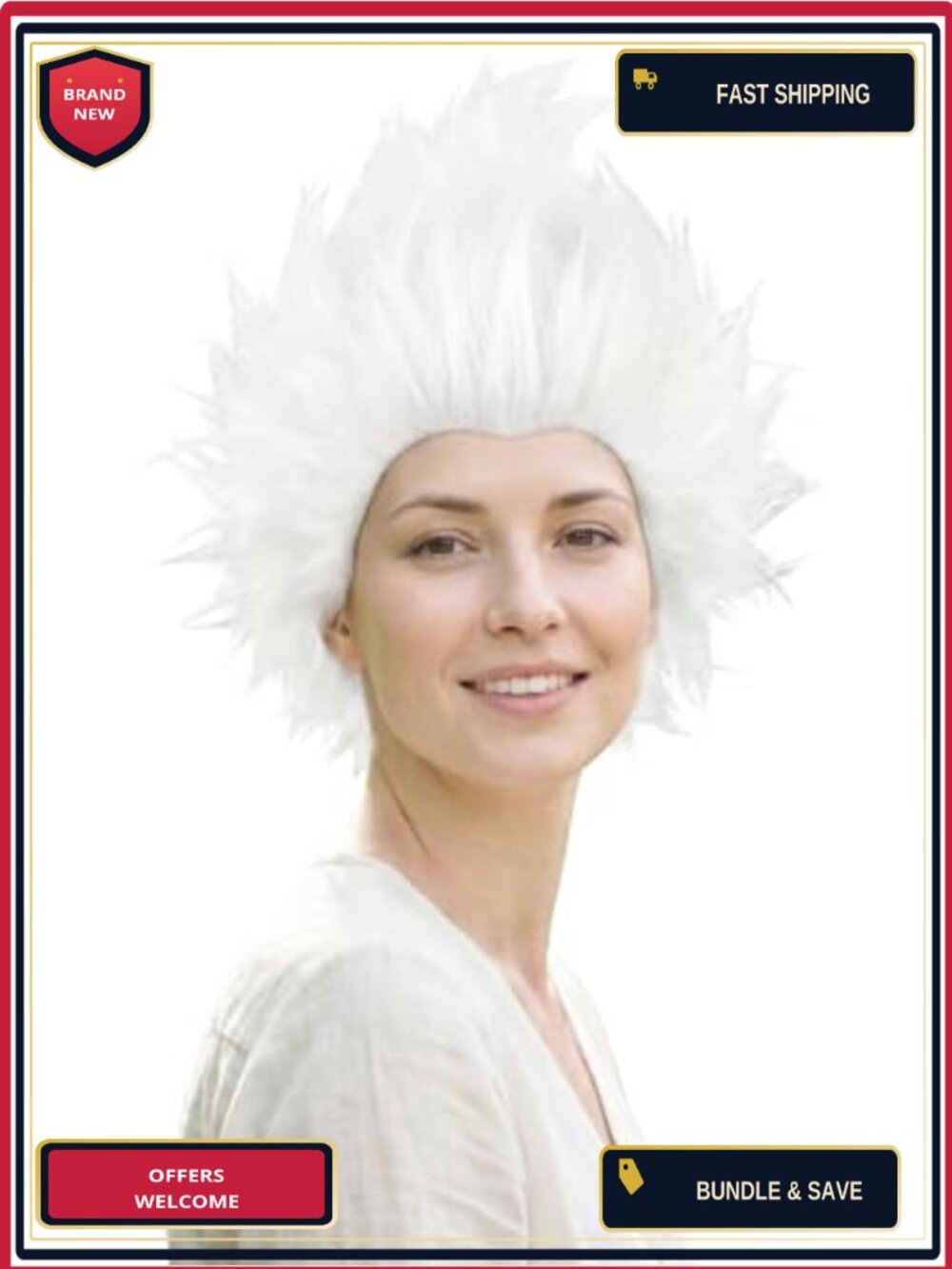 Unisex Boho Wig Headband High Temperature Silk Costume Party